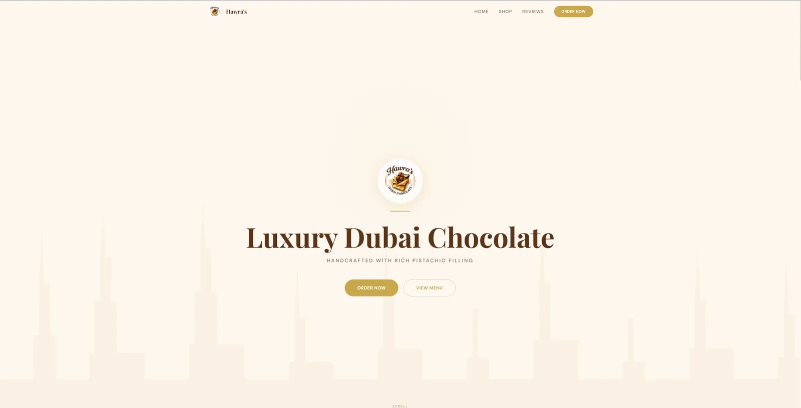 Hawras Dubai website screenshot