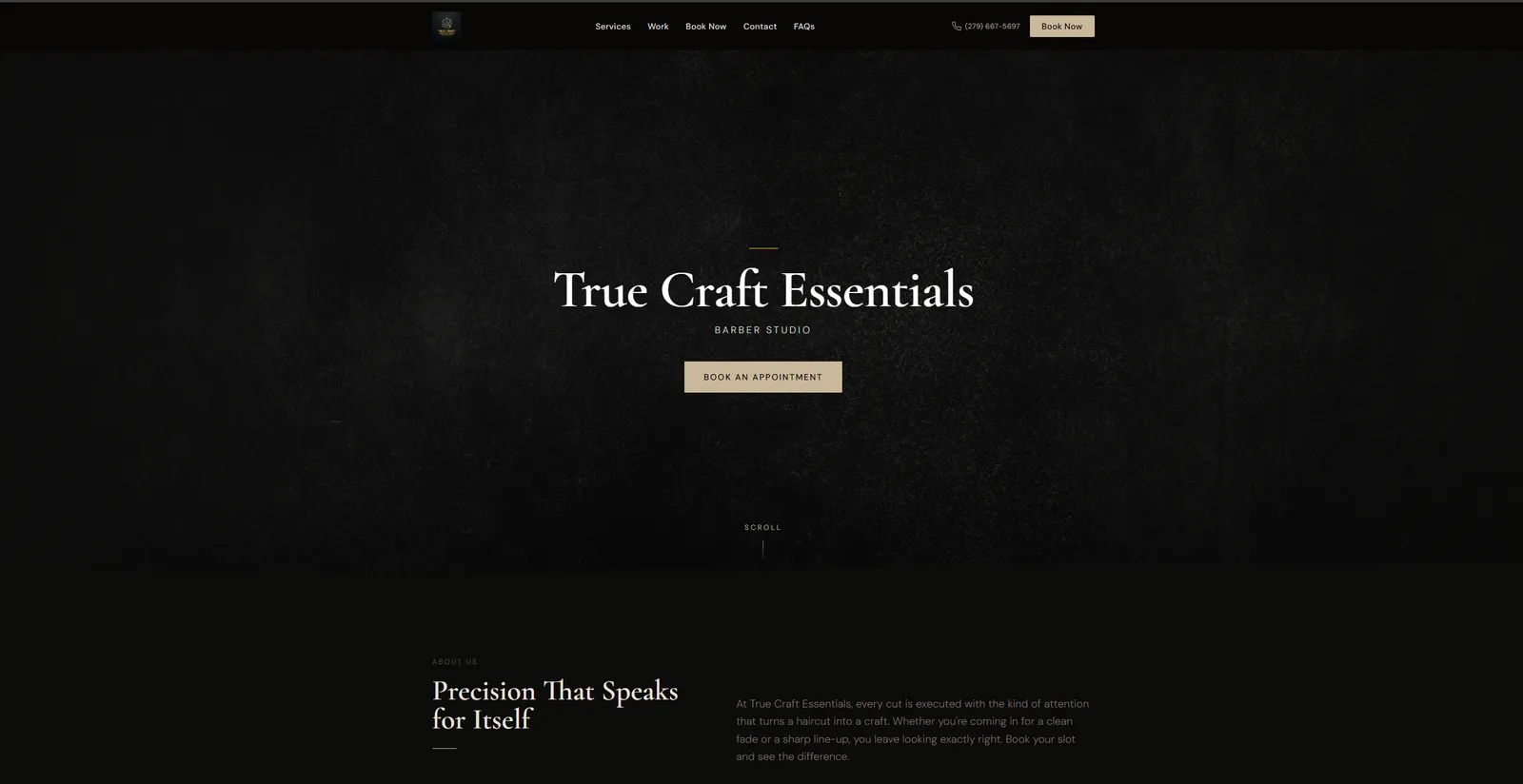 True Craft Essentials website screenshot